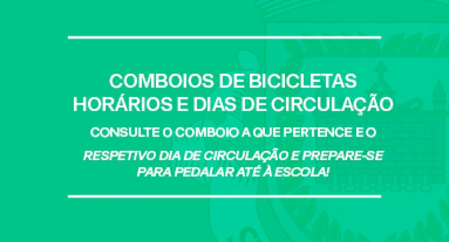 Comboios de Bicicletas - Hor&aacute;rios e dias de Circula&ccedil;&atilde;o